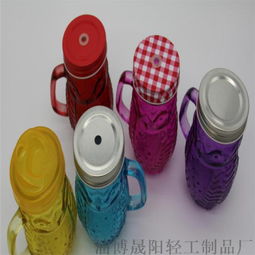 貓頭把手杯 創(chuàng)意與品質兼具的個性彩色玻璃杯